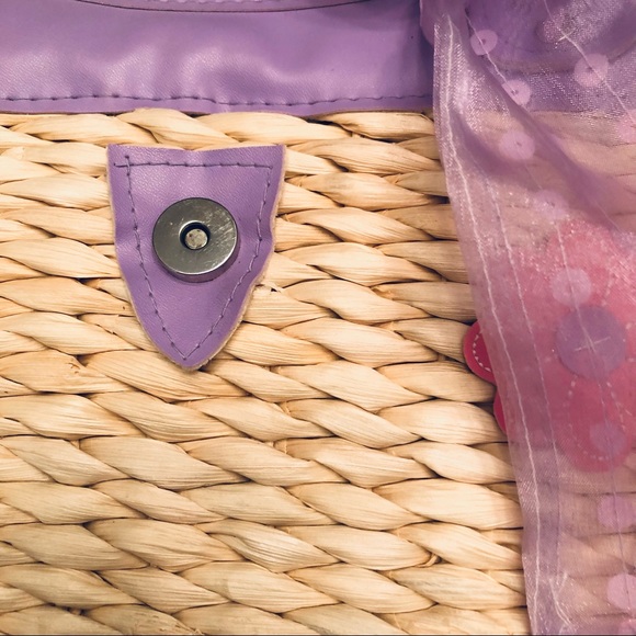 🌟Host Pick 🌟Retro Woven Straw Bag with Matching Scarf - Picture 9 of 10